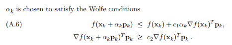 Wolfe Condition